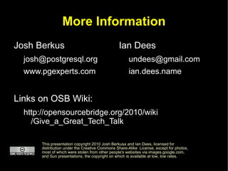 3. Presenting For The Blind 