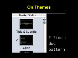 Know Your Topic You know a lot about 