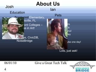 Experienced Speakers 