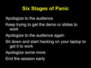 5 Basic Stories for Talks From Ignorance to Knowledge 