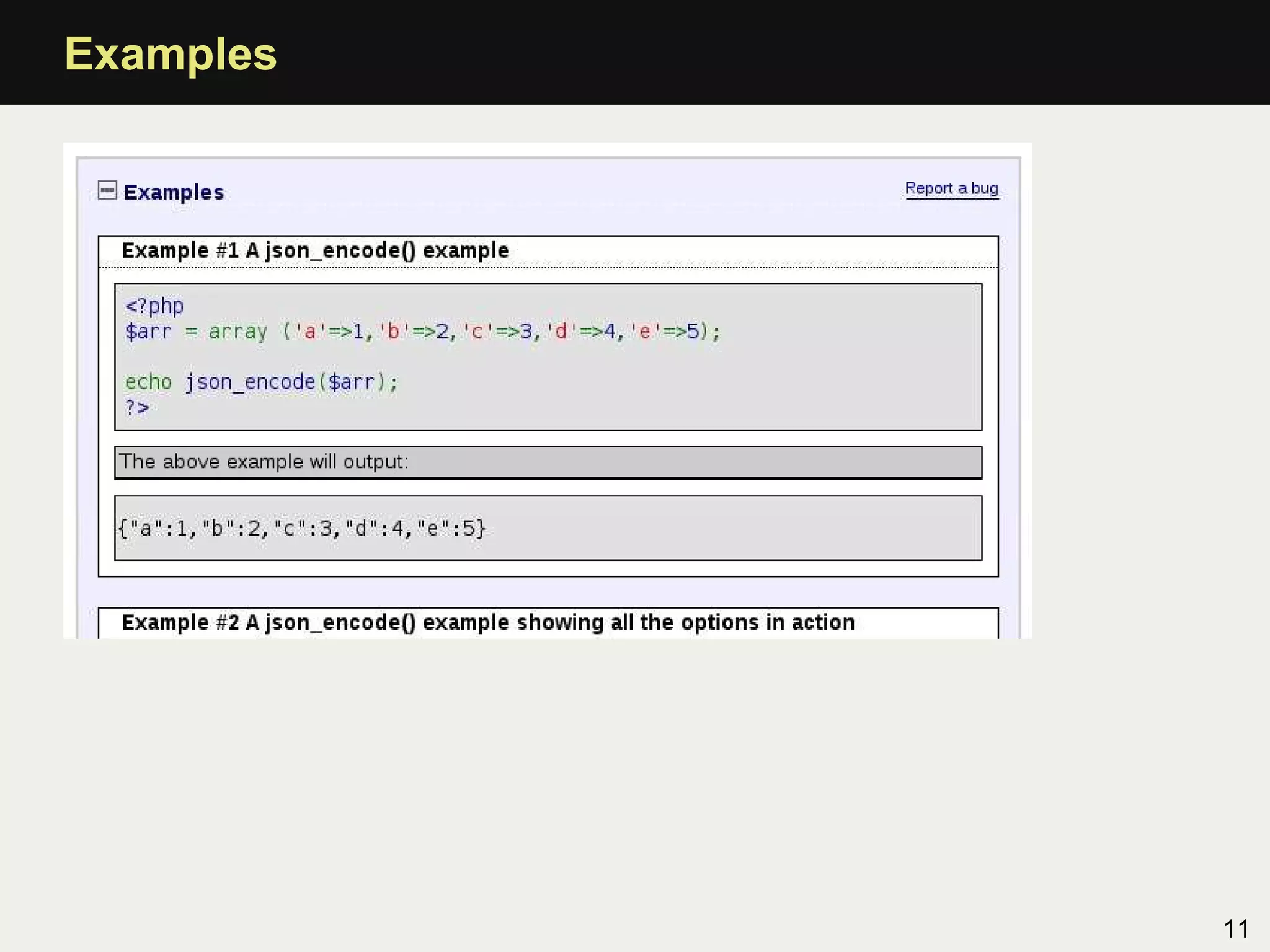 Examples




           11
 