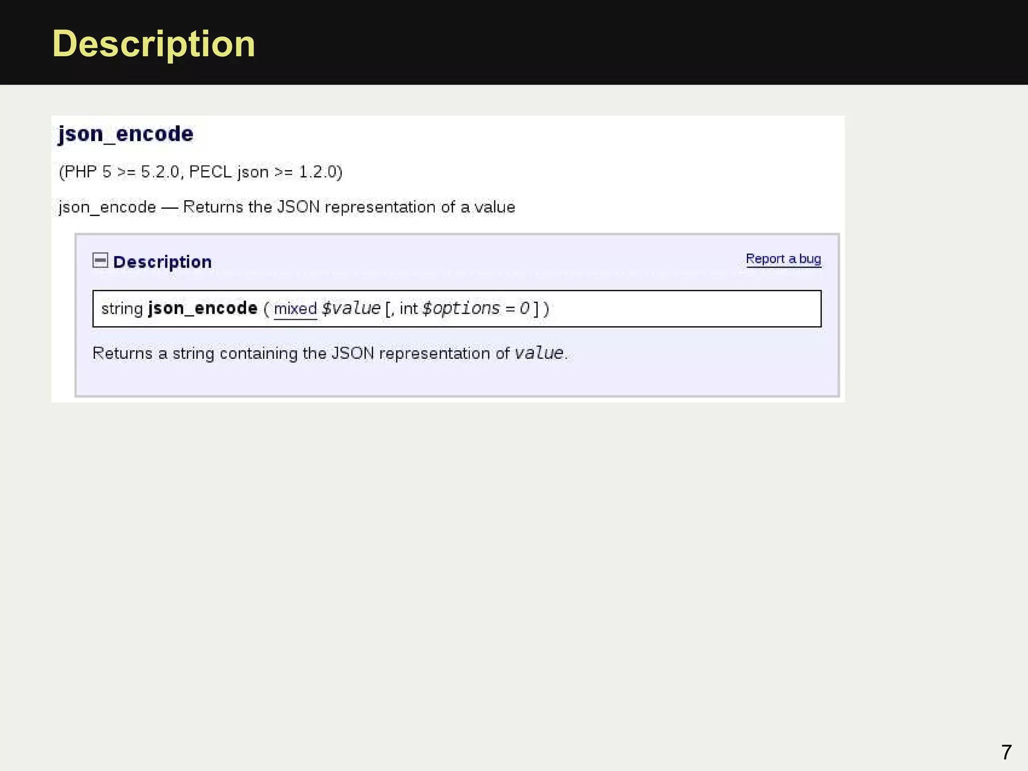 Description




              7
 