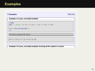 Examples




           11
 