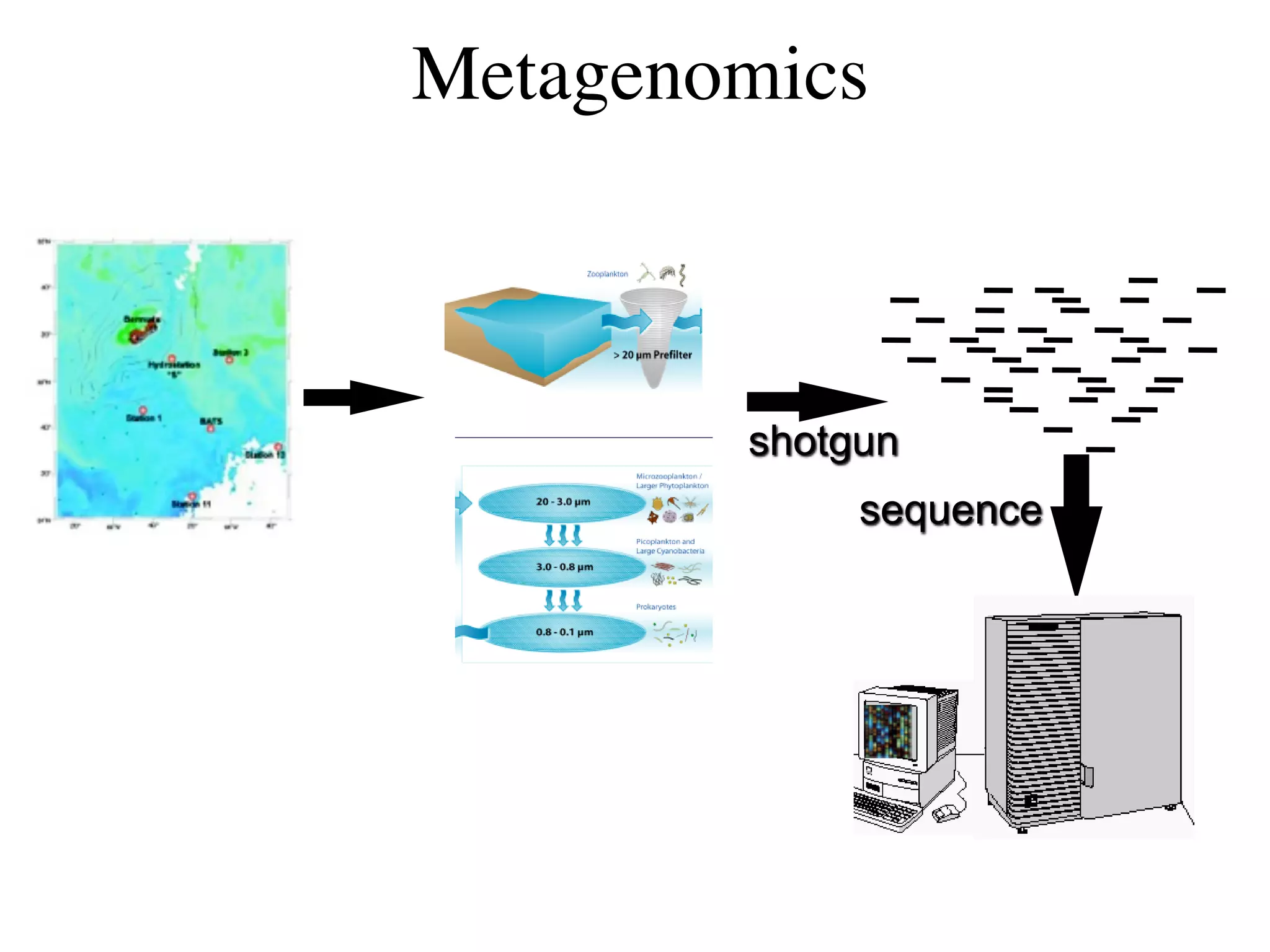 Metagenomics



        shotgun
             sequence
 