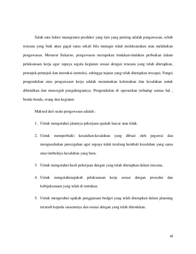 Analisis Produksi Roti Pada Ud Roti Manis Di Kecamatan Labuh Baru P