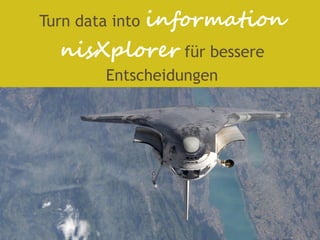 Turn data into information
      nisXplorer für bessere
$
           Entscheidungen
$
$
$
$
 
