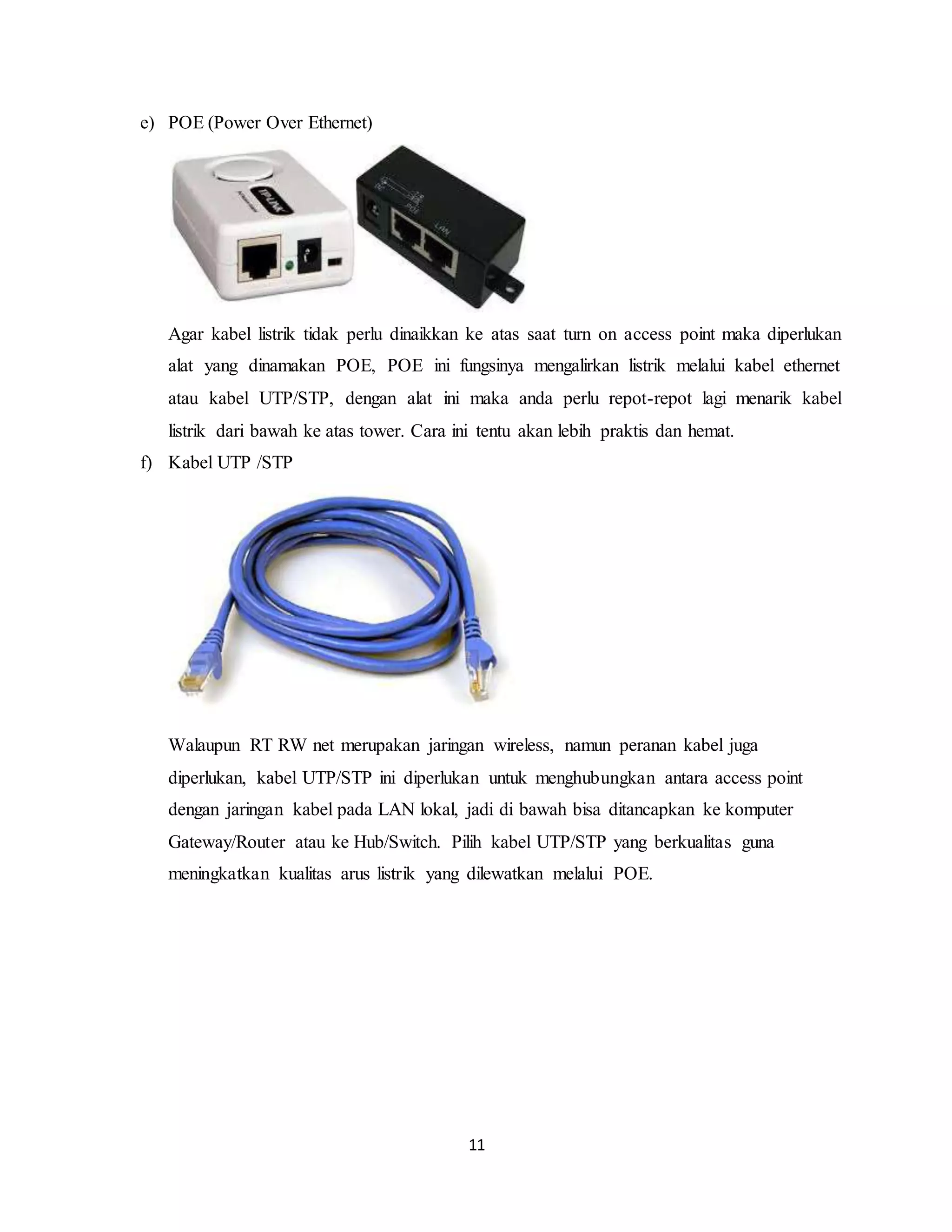 MEMBANGUN JARINGAN RT/RW NET | DOCX