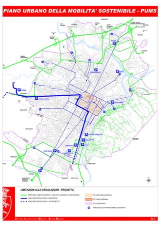 Blocco traffico Torino - piantina percorsi consentiti