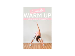 warm up cool down | PPTX