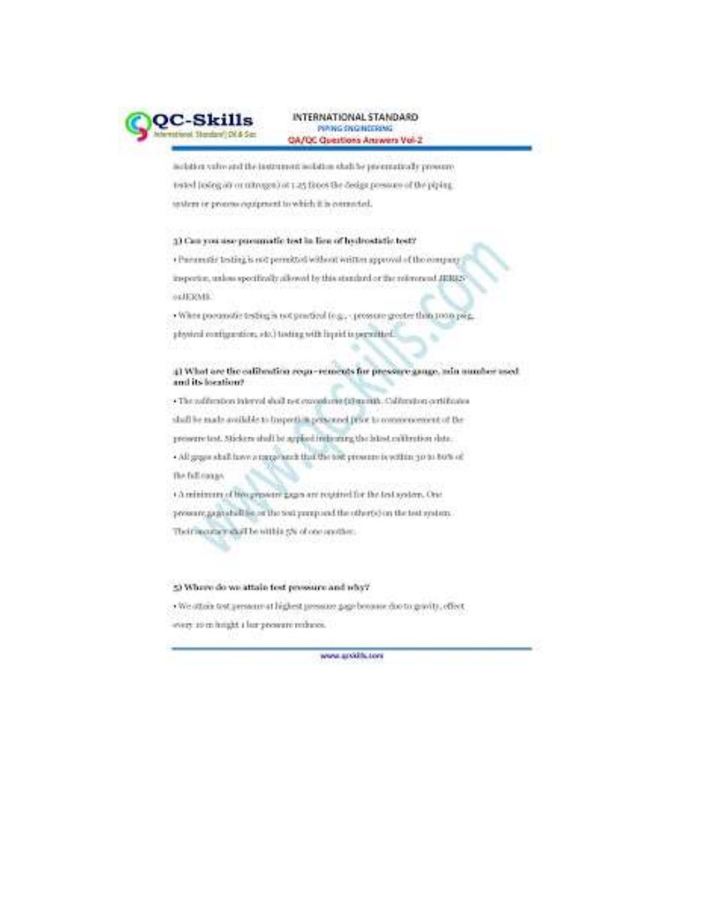 AllQuestions Are Closed CBT Aramco Standard (QA/QCPiping)
