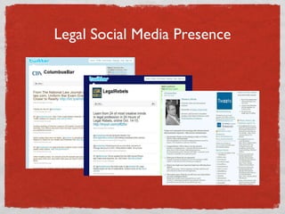 Legal Social Media Presence 