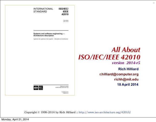All About Iso Iec Ieee 42010 R5