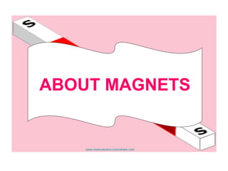 ABOUT MAGNETS www.sciencetutors.zoomshare.com   