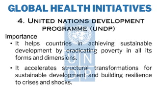 Significance of Global Health Initiatives | PPTX