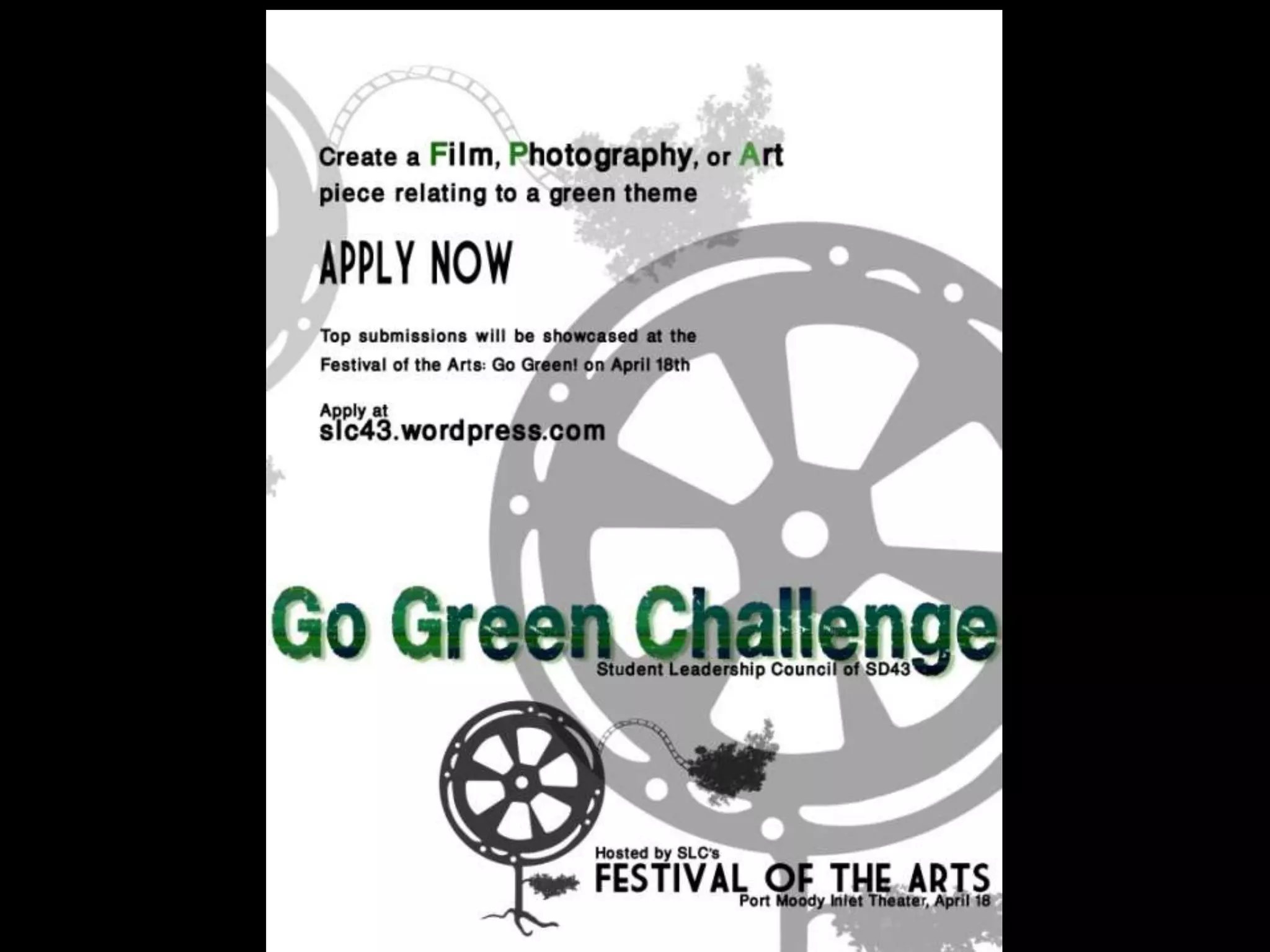 "Go Green" Festival Art Contributions