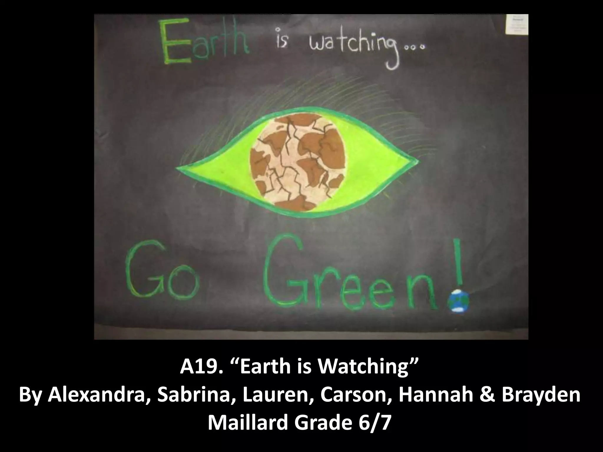 "Go Green" Festival Art Contributions