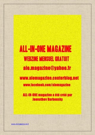 www.aiomagazine.cla.fr
 