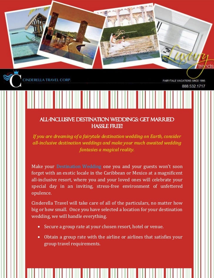 All Inclusive Destination Weddings Get Married Hassle Free