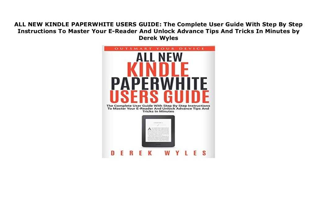 Kindle Paperwhite User Manual