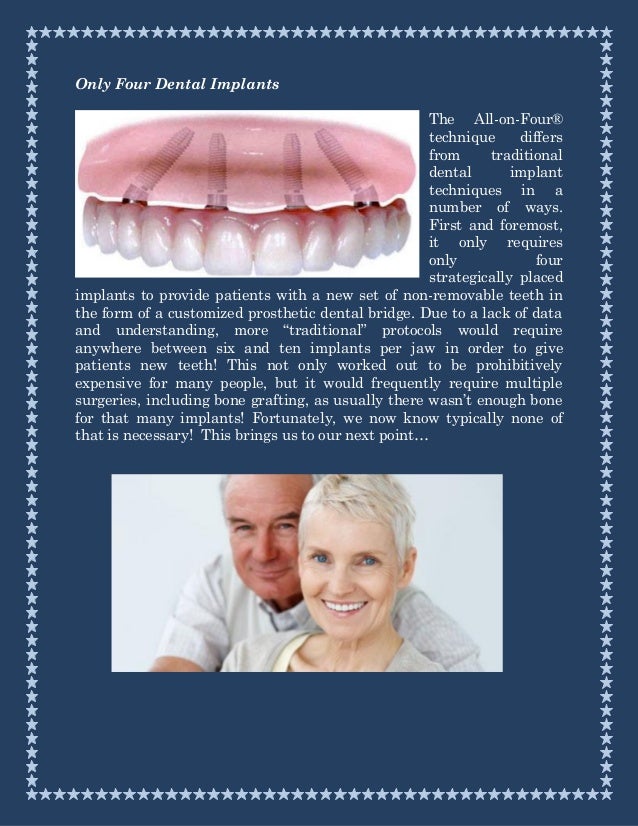 AllonFour® Dental Implants Making New, NonRemovable Teeth a Reality