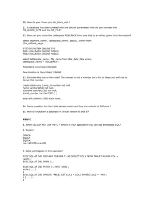All Oracle-dba-interview-questions | PDF