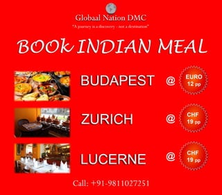 Book India Meal