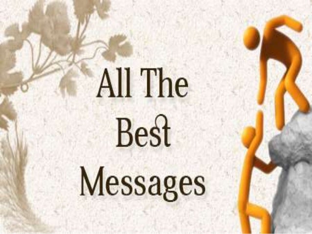 wishes messages journey wish luck upcoming slideshare