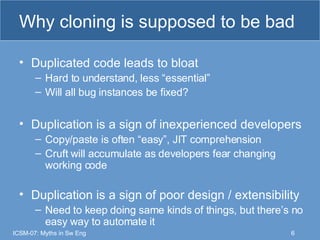 All we like sheep: Cloning as an Engineering Tool | PPT
