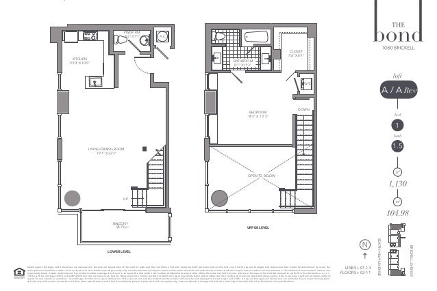 The Bond Floor Plans