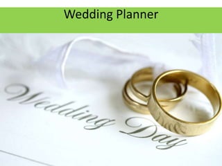 Wedding Planner

 