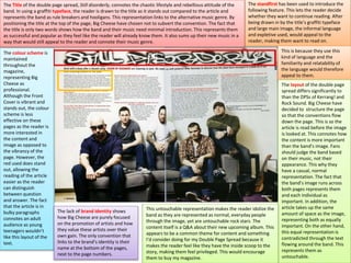 Article Standfirst Double Page Spread Analyses | PPTX