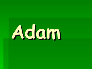Adam
 