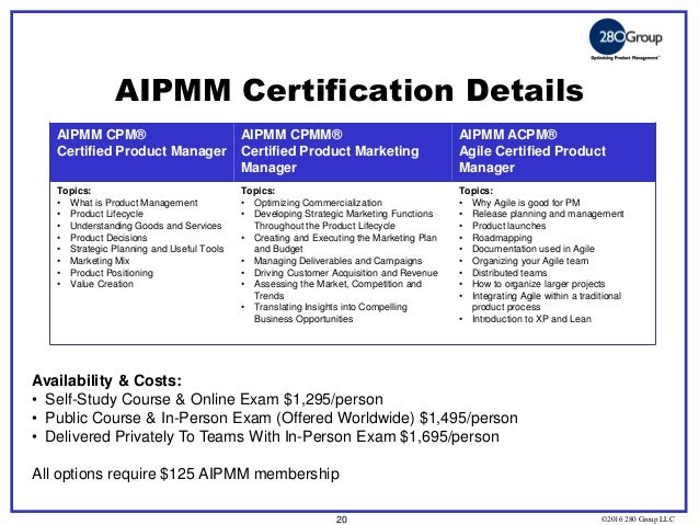 certified product manager certified product manager