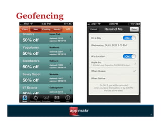 Geofencing




             d
 