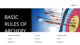 Archery Introduction All about Archery sports - History and Scope .pptx