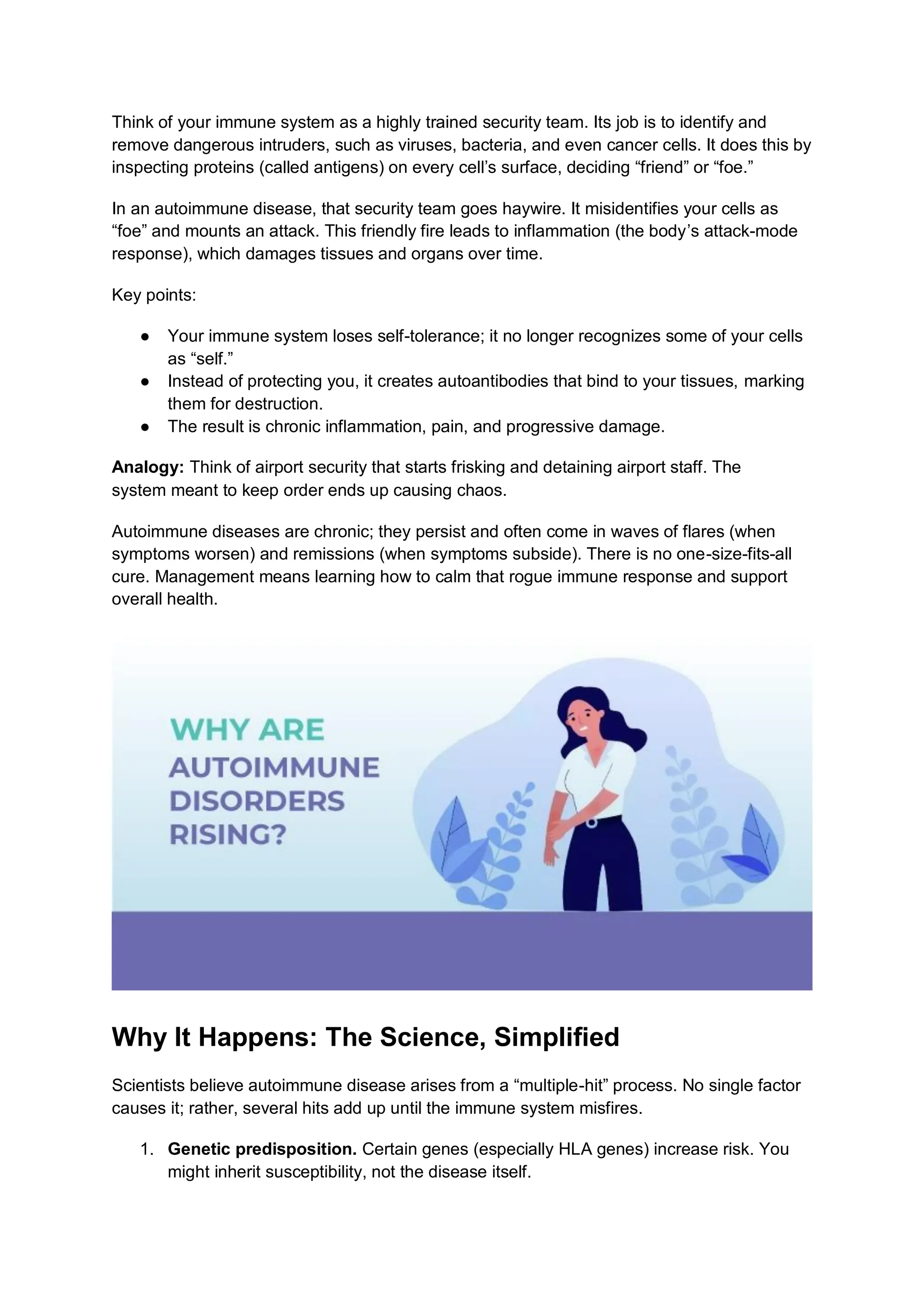 All about Autoimmune Disease: When Your Defender Becomes the Invader | PDF