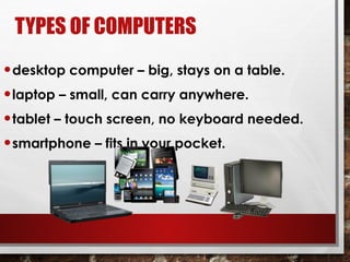 all about the parts of the Computers ict | PPTX