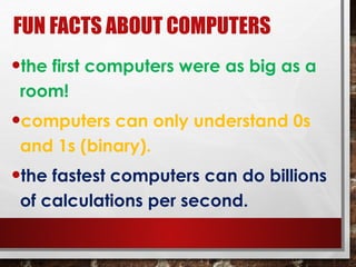 all about the parts of the Computers ict | PPTX