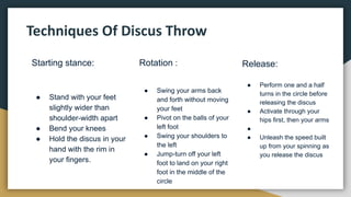 Discus Rotation Techniques All about Discuss Throw sports -- History and Scope.pdf