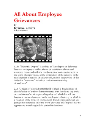 All about employees grievance handling