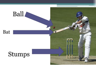 Ball

Bat



  Stumps
 