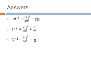 All about exponents | PPTX