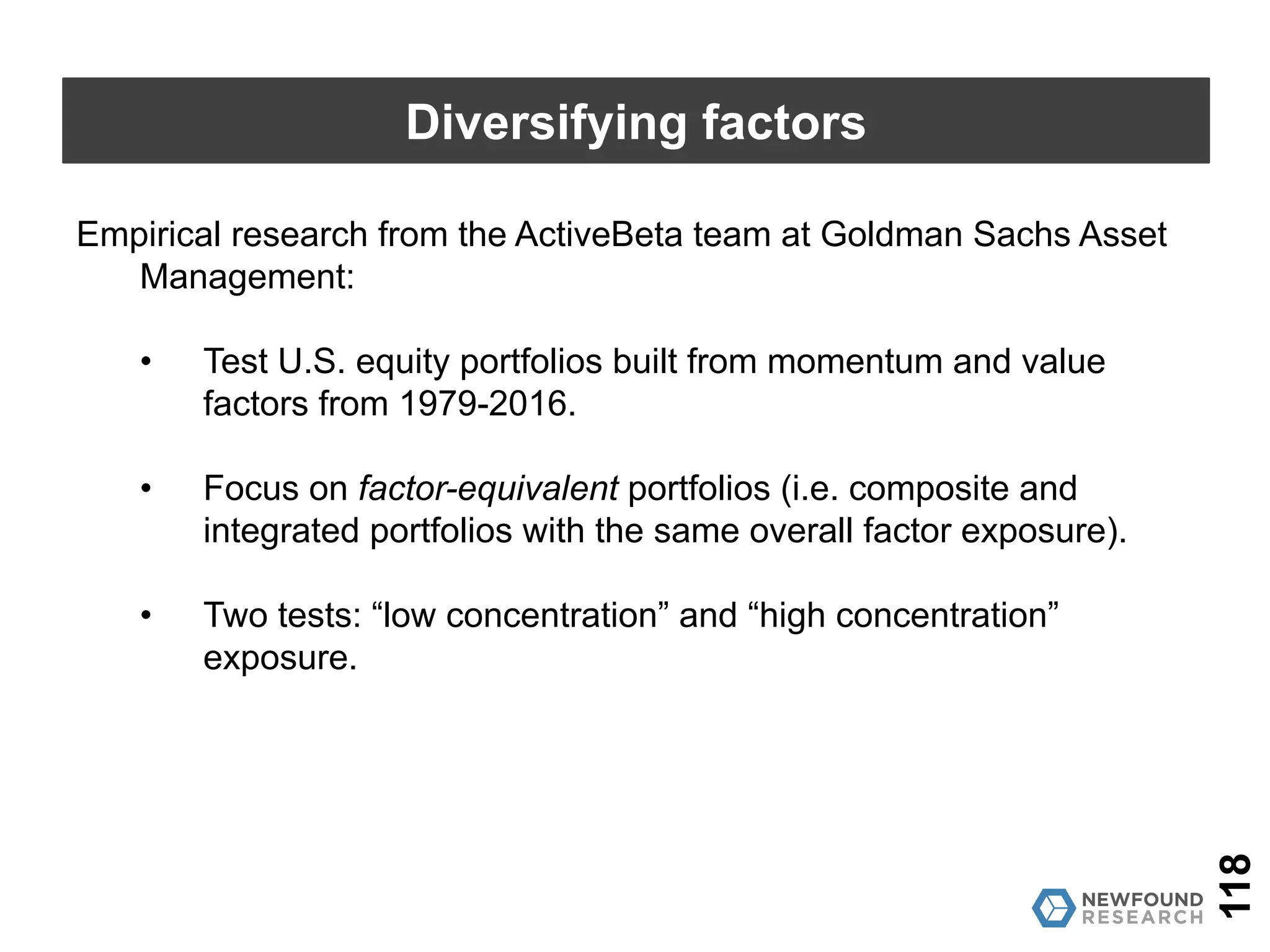 QUANTITATIVE
Case closed?
 