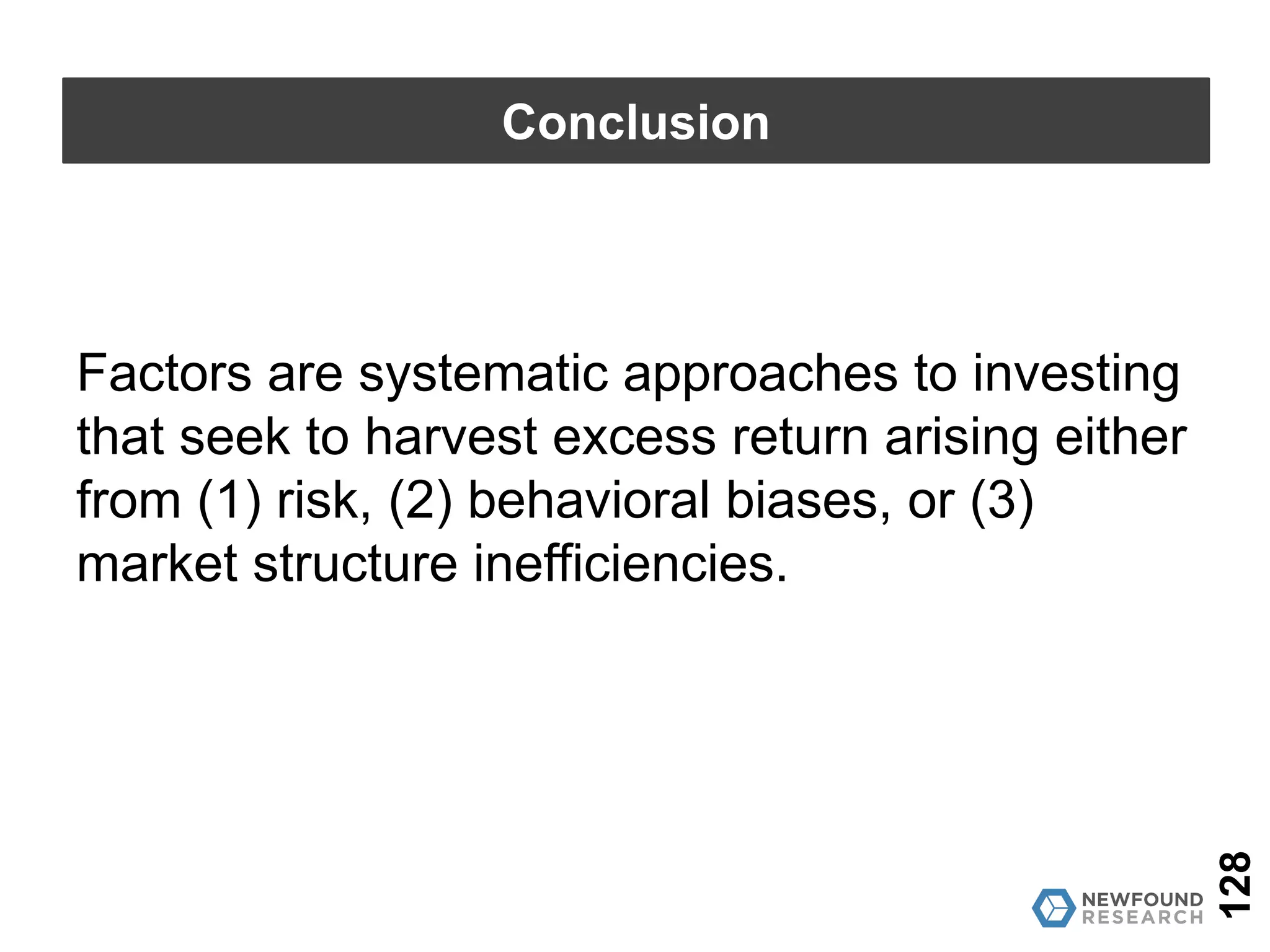 QUANTITATIVE
In conclusion…
 