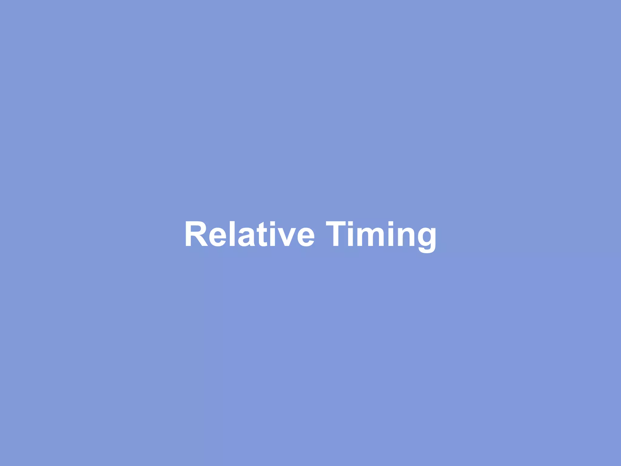 First, what do we mean by “timing”?
There are two types:
• Relative: “There are better things to be in.”
• Absolute: “I just shouldn’t be in this thing.”
83
Can we time factors?
 