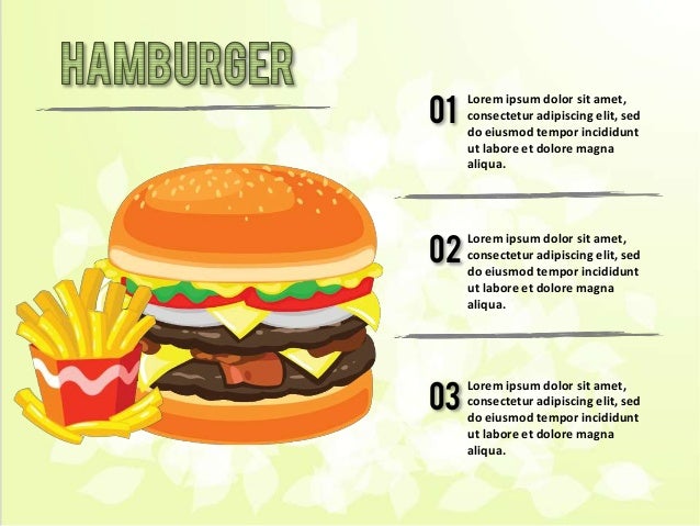  Template Ppt Junk Food Lengkap