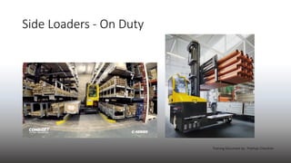 Side Loaders - On Duty
Training Document by : Prathap Chandran
 
