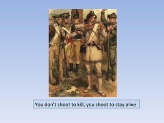 You don’t shoot to kill, you shoot to stay alive 