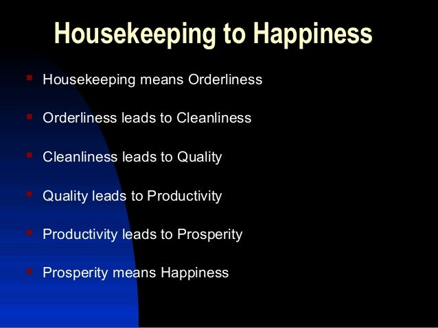 all about housekeeping sales qoute