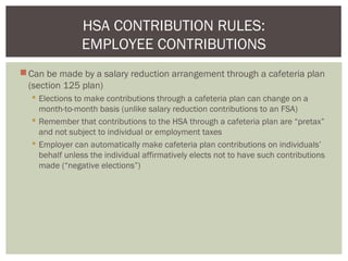 All About HSA's | PPT